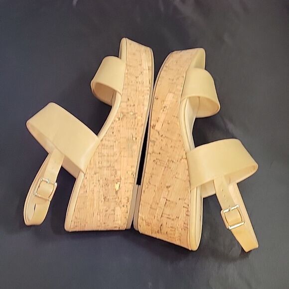 X-APPEAL 2-STRAP ADJUSTABLE BUCKLE ANKLE STRAP OPEN TOE WOMEN"S WEDGE SANDAL - Picture 10 of 13